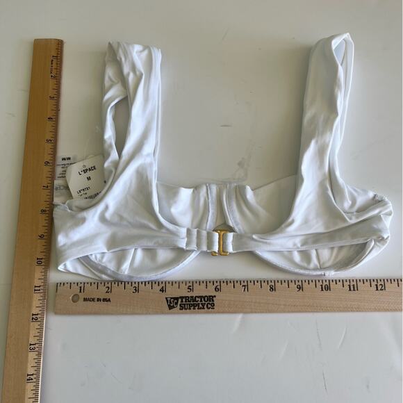 L*Space Tori Underwire Bikini Top WHITE - Picture 9 of 10
